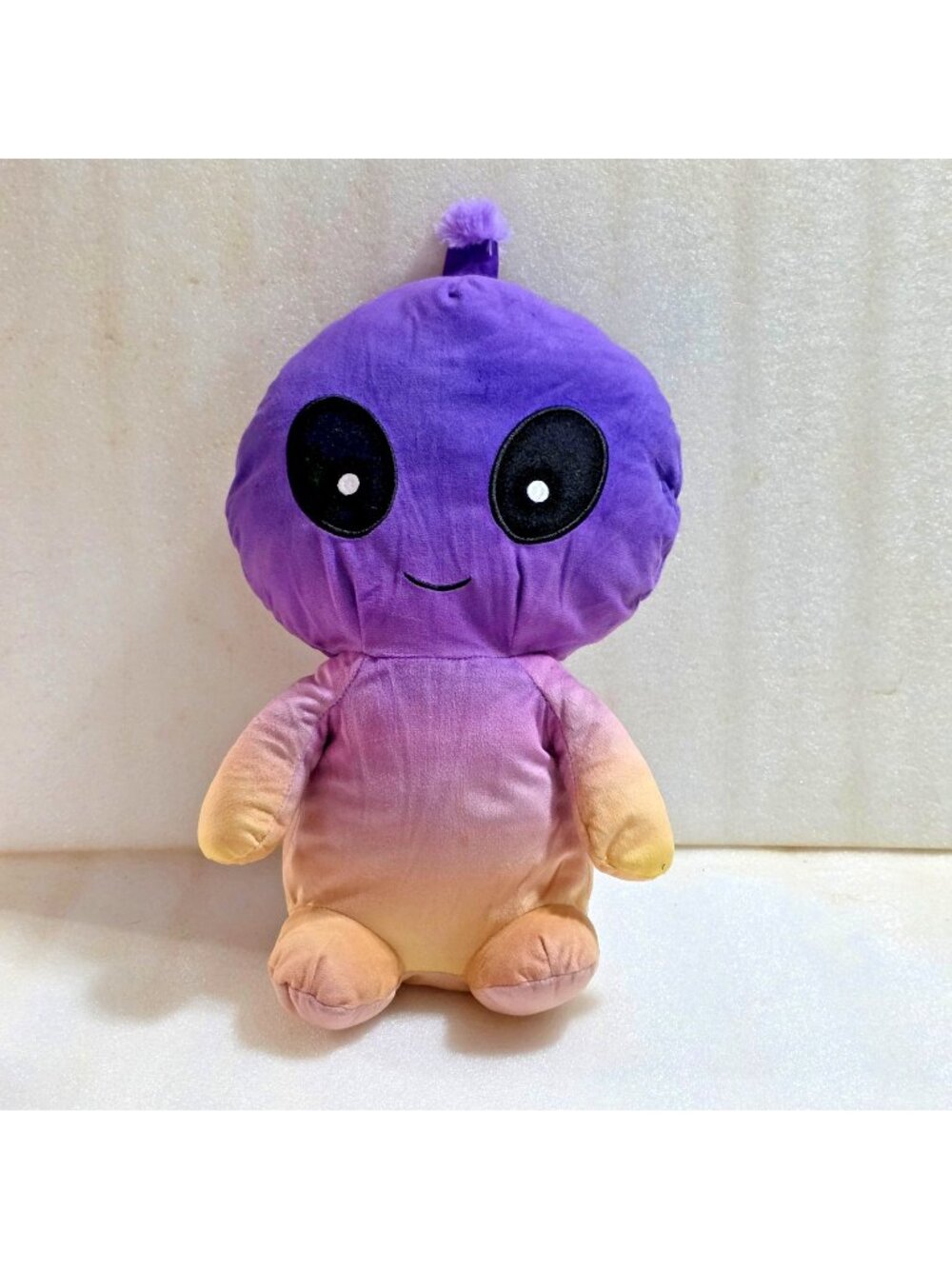 Goffa Alien Plush Purple Tan Ombre Sewn Eyes 16" Stuffed Animal Toy